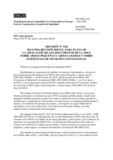 Decisión Nº 3/20 del Foro de Cooperación en materia de Seguridad
