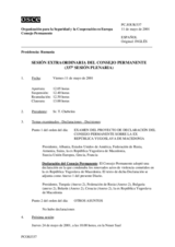 Journal of the 337th Special Plenary Meeting of the Permanent Council (es)