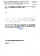 Information Exchange by the Delegation of Montenegro on Conventional Arms Transfer Information Exchange by the Delegation of Montenegro on Conventional Arms Transfer