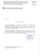 Information Exchange by the Delegation of Slovenia on Conventional Arms Transfer Information Exchange by the Delegation of Slovenia on Conventional Arms Transfer