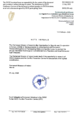 Response by the Delegation of Ireland to the Small Arms and Light Weapons Questionnaire