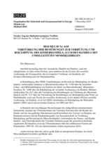 Decision Nr.6, Strengthening Efforts to Prevent and Combat Child Trafficking, Including of Unaccompanied Minors