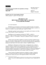 Decision Nr. 4, Preventing and Combating Violence Against Women