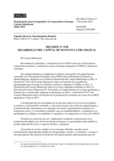 Decision Nr. 5, Human Capital Development in the Digital Era