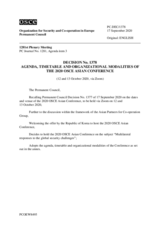 Permanent Council Decision No. 1378