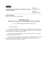 Decisión Nº 1377 del Consejo Permanente