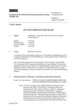 Journal der 1279. Plenarsitzung des Ständigen Rates 