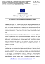 Statement by the German EU Presidency on the situation in and around Ukraine