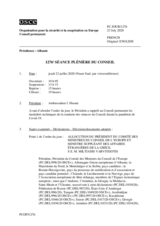 Journal de la 1276ème séance plénière du Conseil
