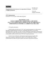 Decisione N.1372 del Consiglio permanente