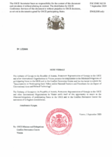 Response by the Delegation of Georgia to the Questionnaire on Participating States’ Policy and/or National Practices and Procedures for the Export of Conventional Arms and Related Technology Response by the Delegation of Georgia to the Questionnaire on Participating States’ Policy and/or National Practices and Procedures for the Export of Conventional Arms and Related Technology