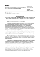 Decisión Nº 4/20 del Foro de Cooperación en materia de Seguridad