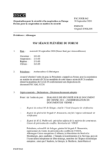 Journal de la 956ème séance plénière du Forum