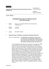 Journal der 1282. Sondersitzung des Ständigen Rates