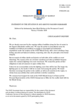 Statement by the Delegation of Norway on the situation in and around Nagorno-Karabakh