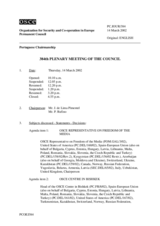 Journal of the 384th Plenary Meeting of the Permanent Council