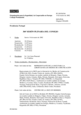 Journal of the 384th Plenary Meeting of the Permanent Council (es)