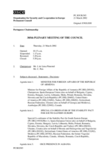 Journal of the 385th Plenary Meeting of the Permanent Council