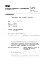 Journal of the 385th Plenary Meeting of the Permanent Council (it)