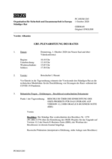 Journal der 1283. Plenarsitzung des Ständigen Rates 