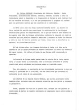 Mr. Felipe Gonzales, Presidente del Gobierno, España