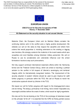 Statement by the German EU Presidency on the situation in and around Ukraine