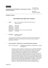 Diario de la 1285ª Sesión plenaria del Consejo Permanente 