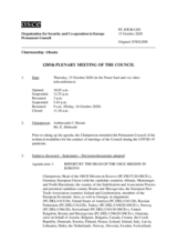 Journal of the 1285th Plenary Meeting of the Permanent Council