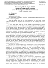 H.E. Mr. Dmytro Kuleba, Minister of Foreign Affairs