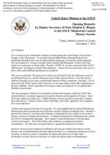 H.E. Mr. Stephen Edward Biegun, Deputy Secretary of State