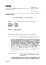 Diario de la 1289ª Sesión plenaria del Consejo Permanente 