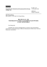 Beschluss Nr. 1382 des Ständigen Rates