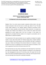 Statement by the German EU Presidency on the situation in and around Ukraine