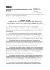 DOCUMENT No.1, DECLARATION ON STRENGTHENING CO-OPERATION IN COUNTERING TRANSNATIONAL ORGANIZED CRIME