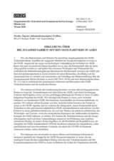 DOCUMENT No.2, DECLARATION CO-OPERATION WITH THE OSCE ASIAN PARTNERS