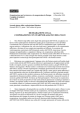 DOCUMENT No.2, DECLARATION CO-OPERATION WITH THE OSCE ASIAN PARTNERS