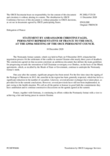 Statement by the Delegation of France on Russia’s ongoing aggression against Ukraine and illegal occupation of Crimea