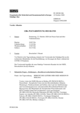 Journal der 1286. Plenarsitzung des Ständigen Rates 