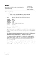 Journal of the 1288th Plenary Meeting of the Permanent Council