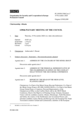 Journal of the 1290th Plenary Meeting of the Permanent Council