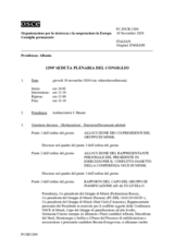 Giornale della 1290a Seduta plenaria del Consiglio permanente