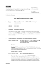 Diario de la 959ª Sesión plenaria del Foro de Cooperación en materia de Seguridad 