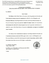 Response by the Delegation of the United States of America to the Questionnaire on Participating States’ Policy and/or National Practices and Procedures for the Export of Conventional Arms and Related Technology Response by the Delegation of the United States of America to the Questionnaire on Participating States’ Policy and/or National Practices and Procedures for the Export of Conventional Arms and Related Technology