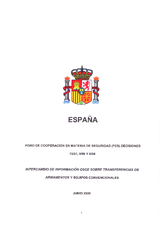 Information Exchange by the Delegation of Spain on Conventional Arms Transfer Information Exchange by the Delegation of Spain on Conventional Arms Transfer