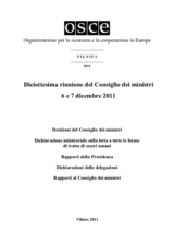 Final Document of the Eighteenth Meeting of the Ministerial Council, Vilnius, 6-7 December 2011 (it)