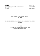 Report by the Chairperson of the OSCE Mediterranean Partners for Co-operation Group