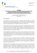 Statement by the Delegation of Ukraine in response to the update by Ambassador Martin Sajdik and to the report by Ambassador Ertugrul Apakan