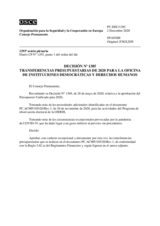 Decisión Nº 1385 del Consejo Permanente