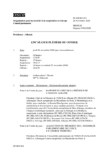 Journal de la 1291ème séance plénière du Conseil