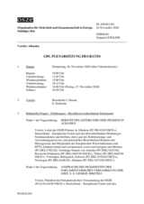 Journal der 1291. Plenarsitzung des Ständigen Rates 